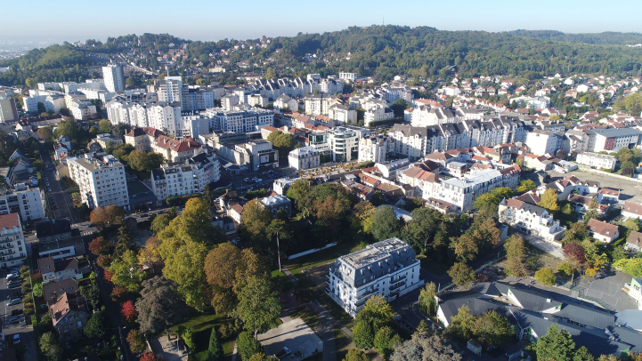 photo drone centre ville