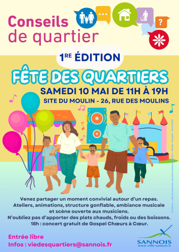 fête des quartiers au moulin