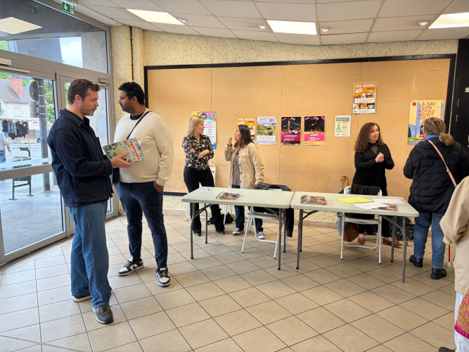 permanence des élus au marché