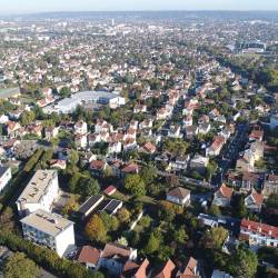 Vue aérienne du quartier Voltaire