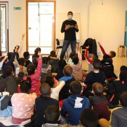 Présentation de l'action aux enfants de l'école élémentaire Gambetta