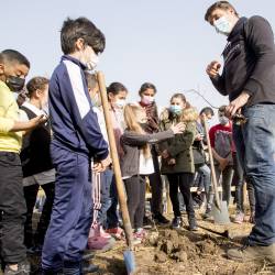 Plantation avec les éco-délégués