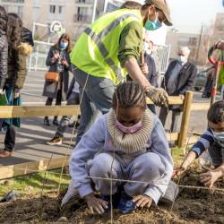 Plantation avec les éco-délégués