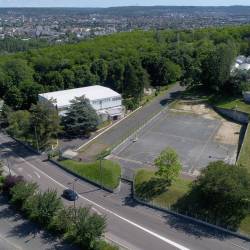 Vue aérienne du gymnase de la tour du mail