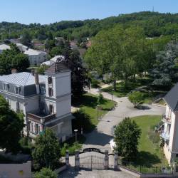 Vue aérienne du square Alexandre Ribot