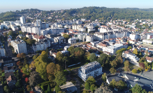 photo drone centre ville