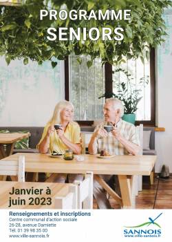 Programme seniors - janvier à juin 2023